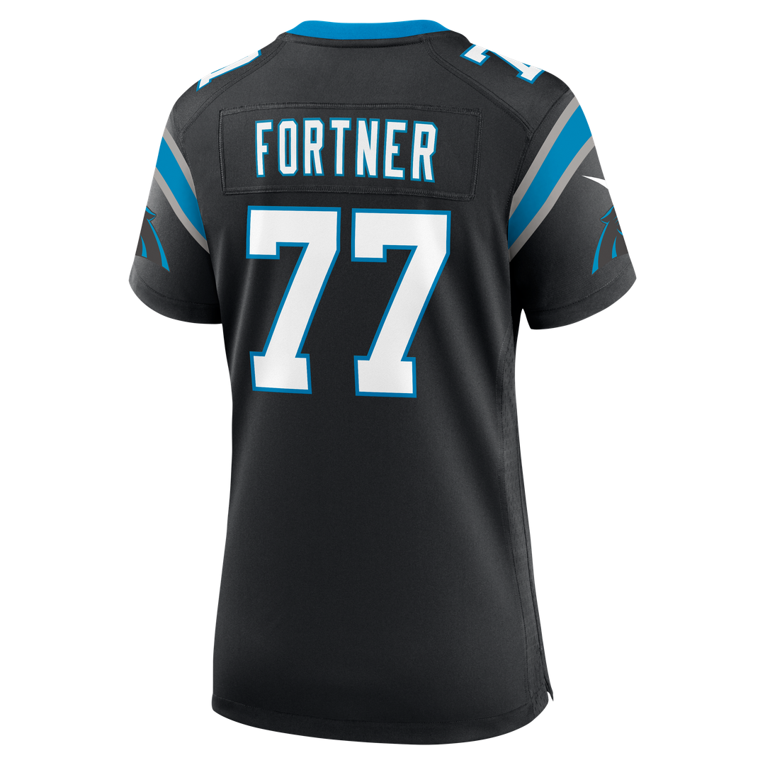 Luke Fortner Carolina Panthers Nike Women's Team Game Official Jersey -  Black