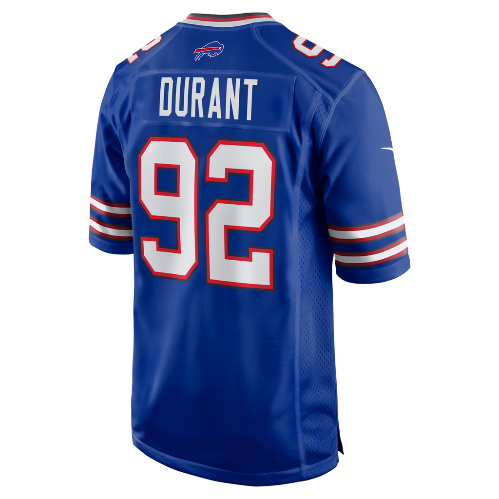 Zane Durant Buffalo Bills Nike Team Game Official Jersey - Royal