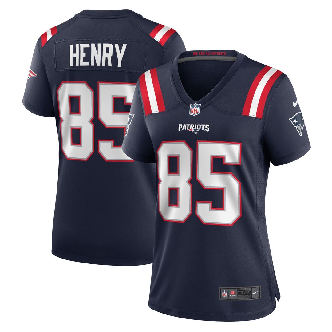 Hunter Henry New England Patriots Nike Women's  Team Game Official Jersey - Red