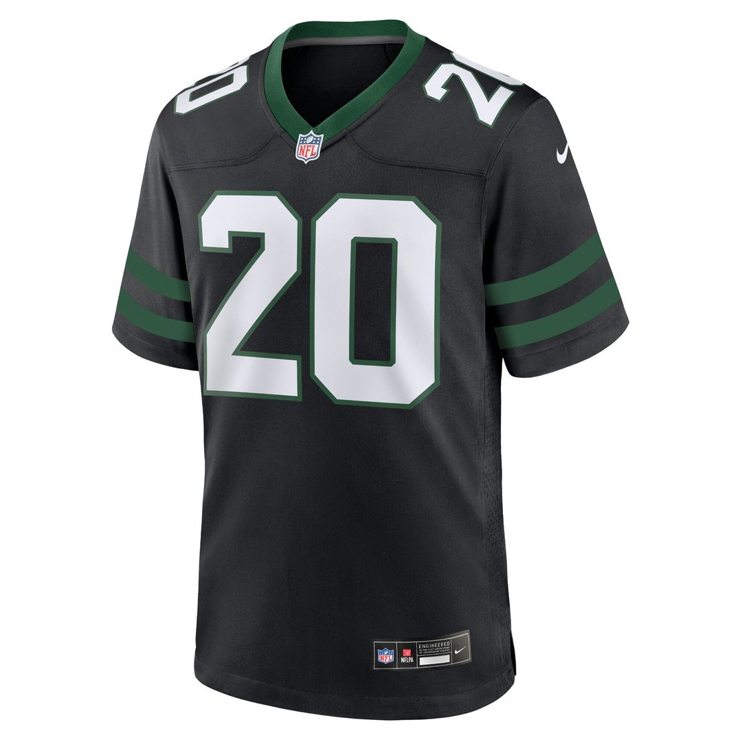Breece Hall New York Jets Nike Alternate Game Official Jersey - Legacy Black