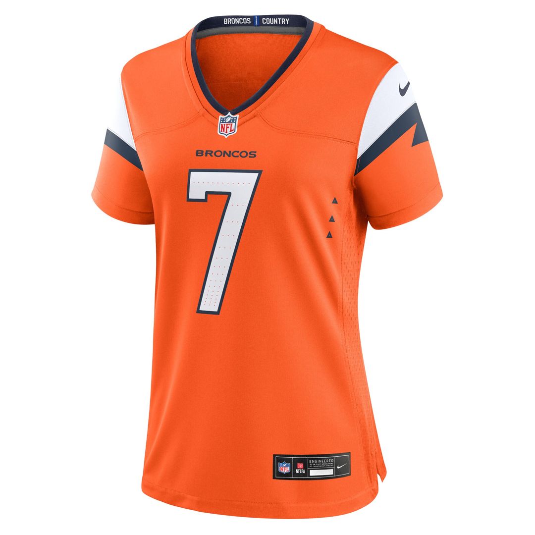John Elway Denver Broncos Nike Women's Team Retired Player Game Jersey - Orange