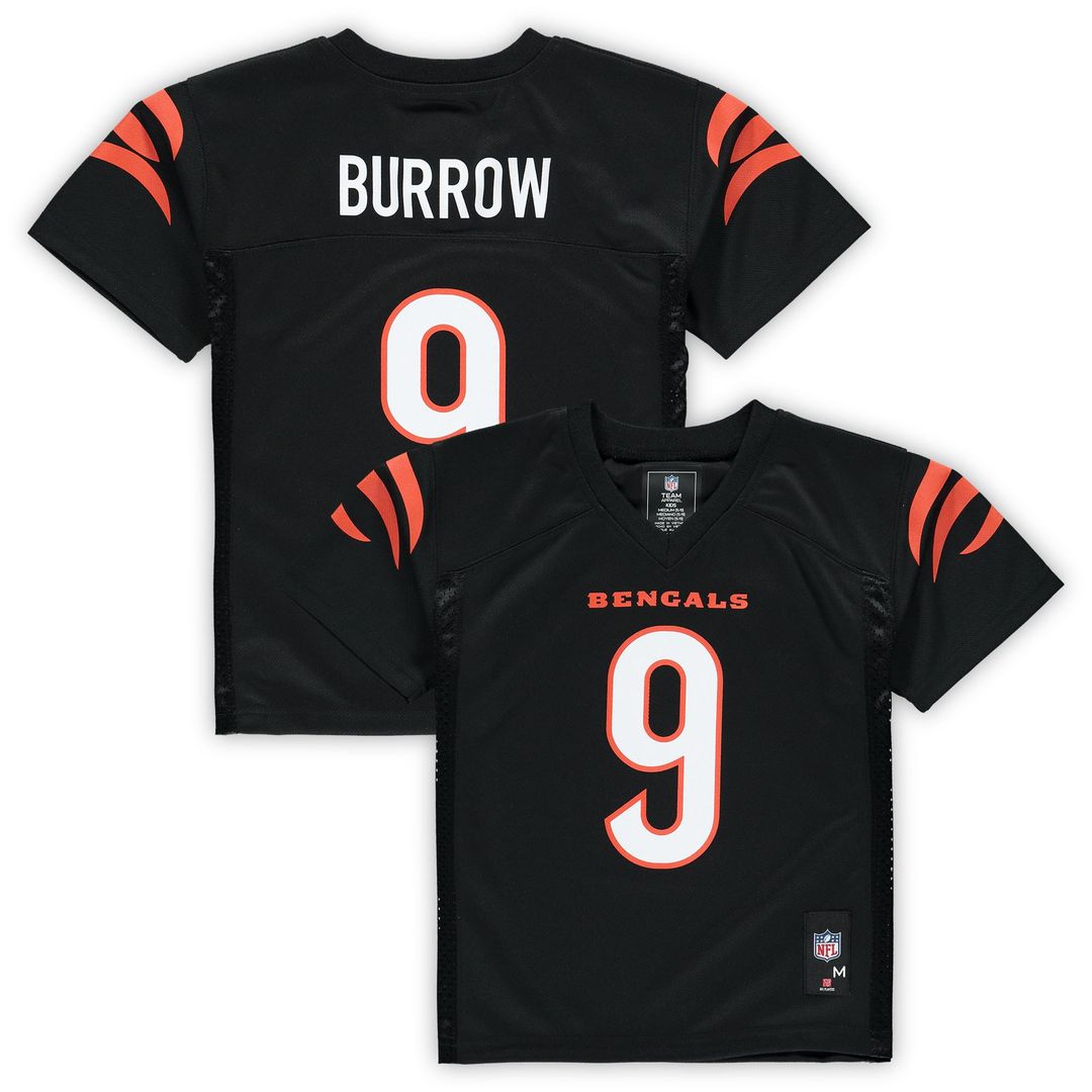 Joe Burrow Cincinnati Bengals Preschool Player Replica Jersey - Black