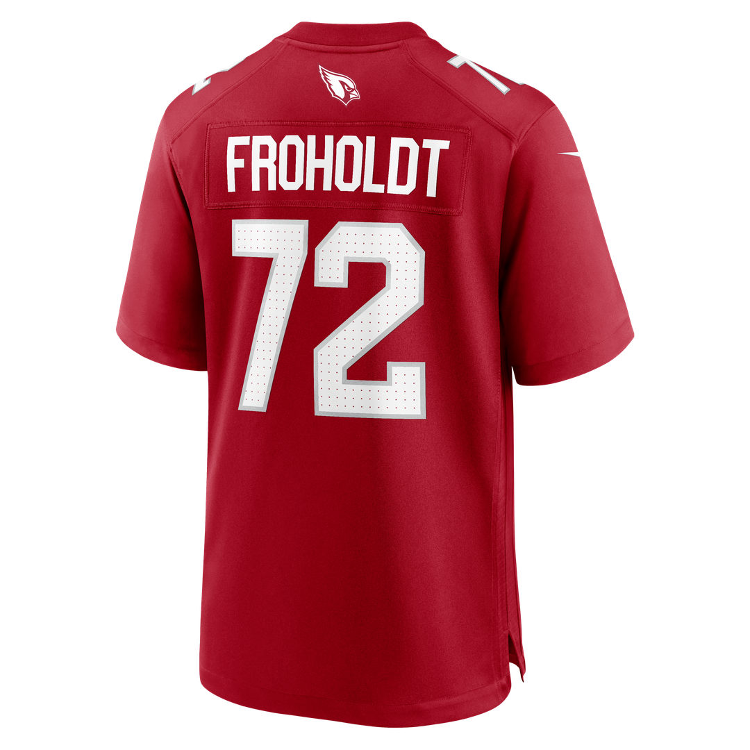 Hjalte Froholdt Arizona Cardinals Nike Team Game Jersey - Cardinal