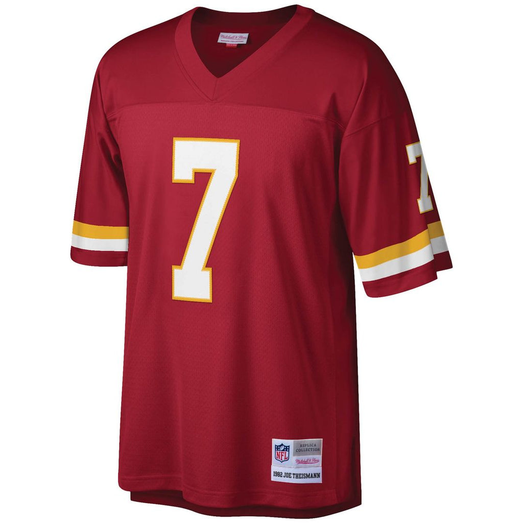 Joe Theismann Washington Football Team Mitchell & Ness Legacy Replica Official Jersey - Burgundy