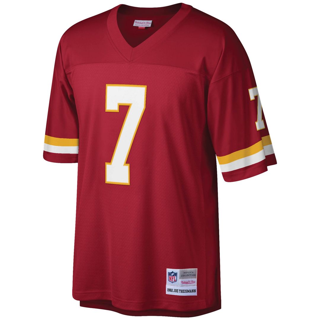Joe Theismann Washington Football Team Mitchell & Ness Legacy Replica Official Jersey - Burgundy