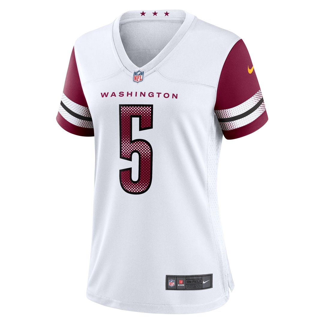 Jayden Daniels Washington Commanders Nike Women's Game Jersey - White