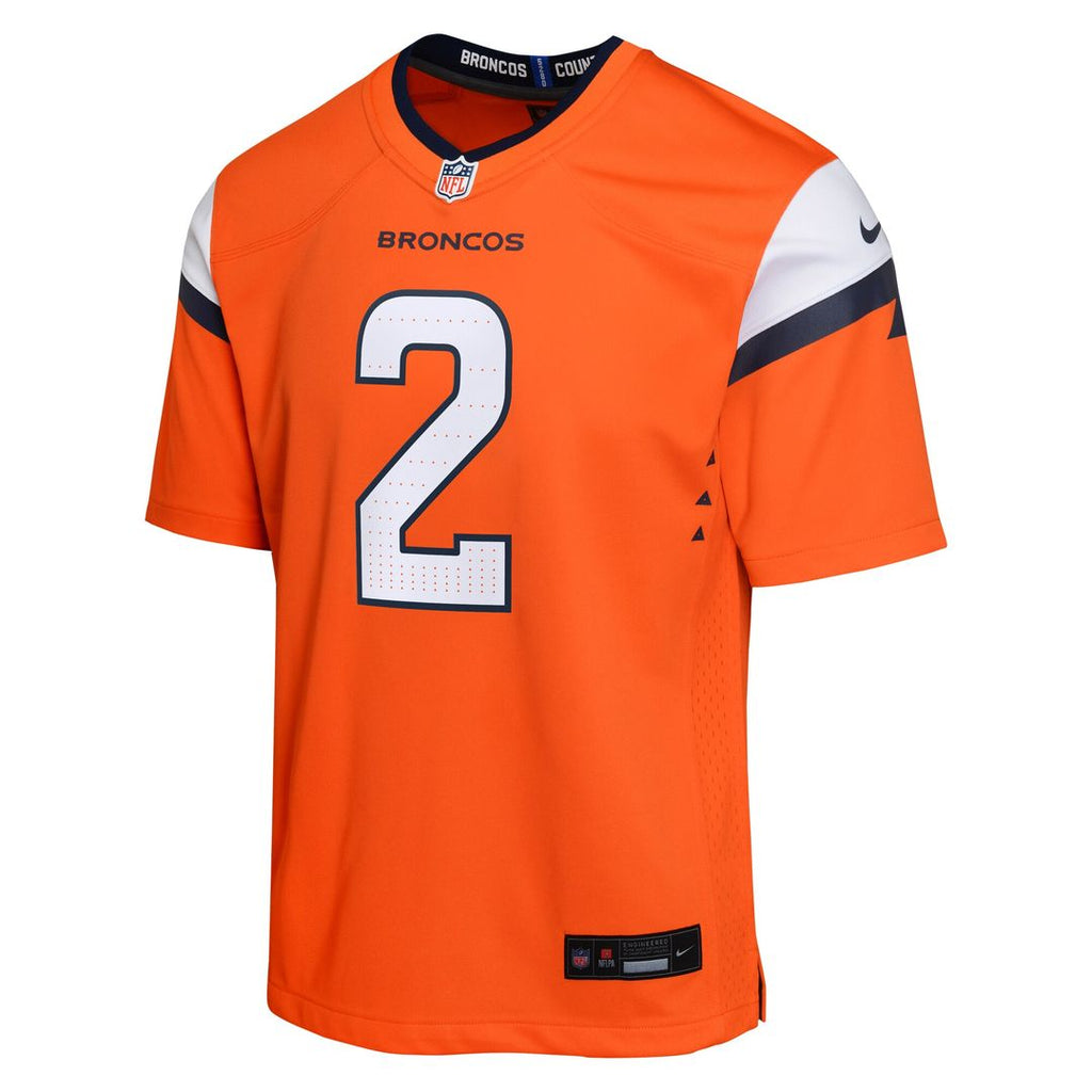 Patrick Surtain II Denver Broncos Nike Youth Game Official Jersey - Orange