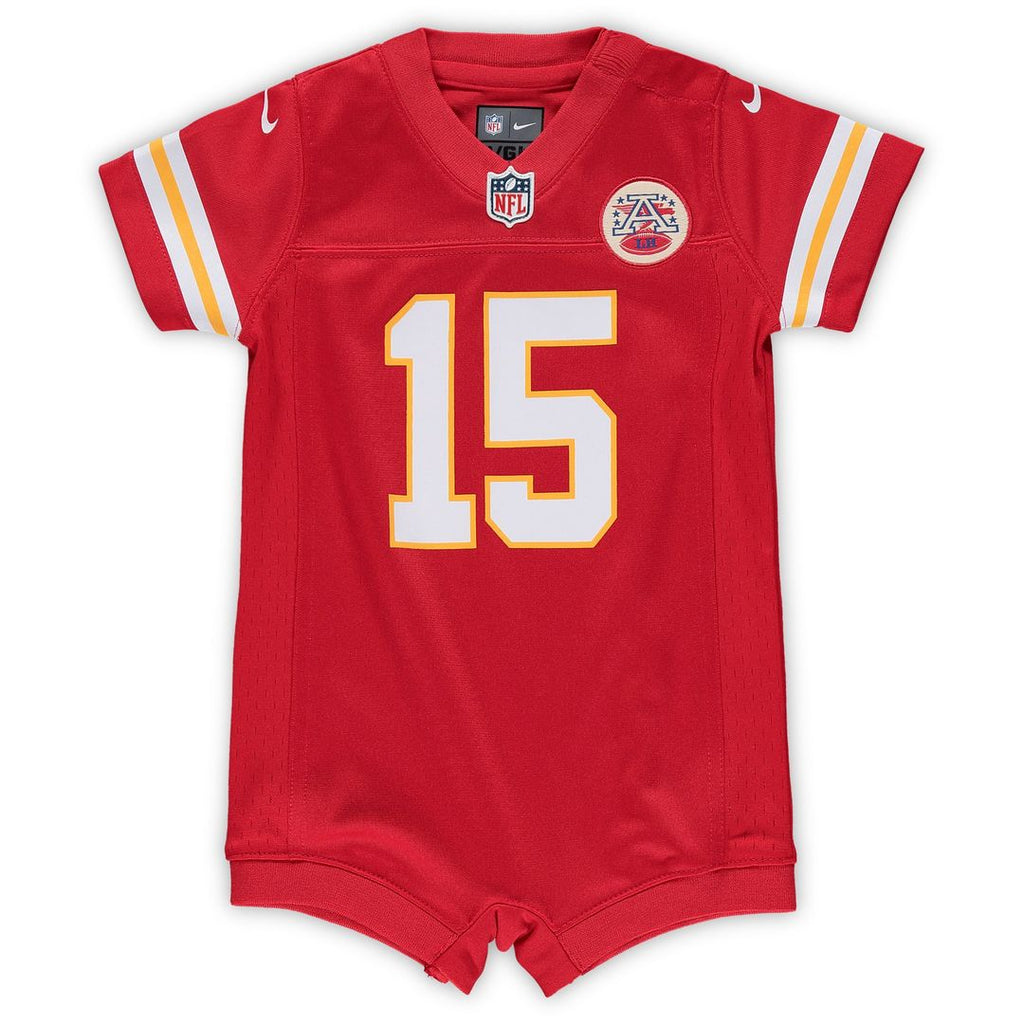 Patrick Mahomes Kansas City Chiefs Nike Infant Romper Official Jersey - Red