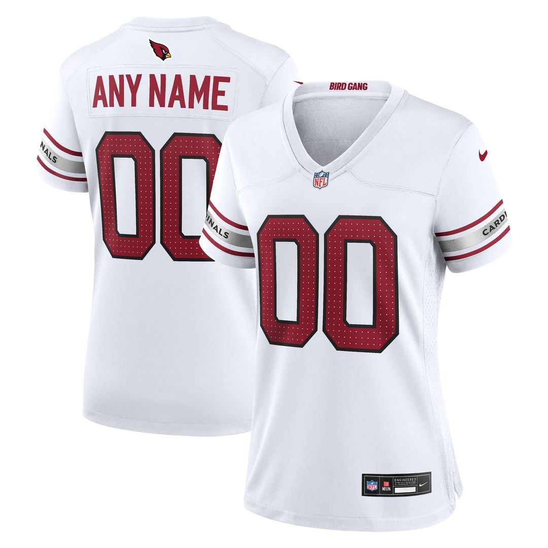 Arizona Cardinals Nike Women's Custom Game Official Jersey - White