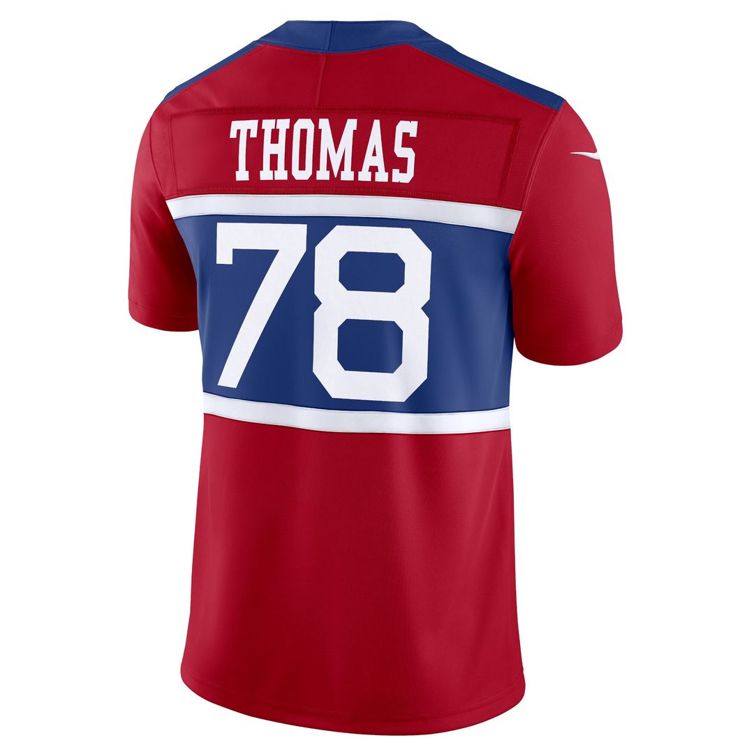 Andrew Thomas New York Giants Nike Alternate Vapor F.U.S.E. Limited Official Jersey - Century Red