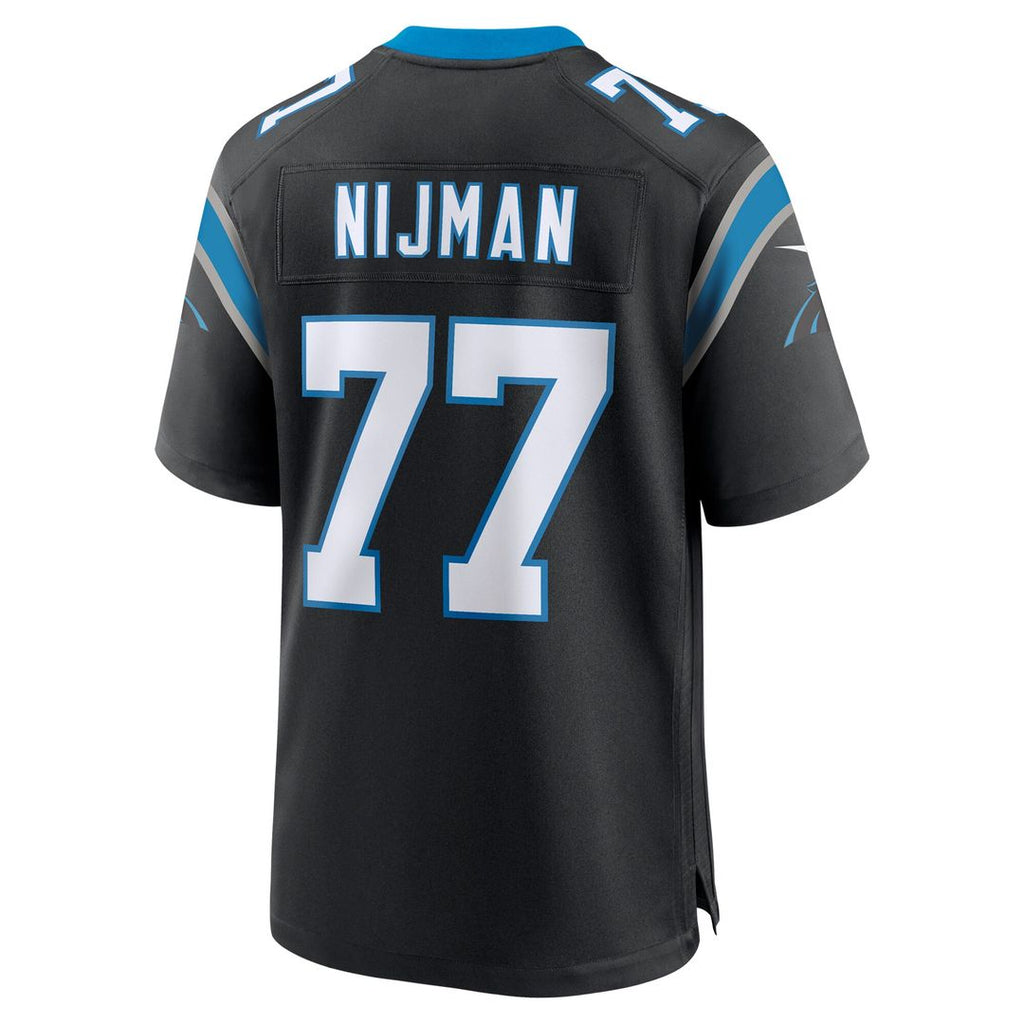 Yosh Nijman Carolina Panthers Nike  Game Official Jersey -  Black