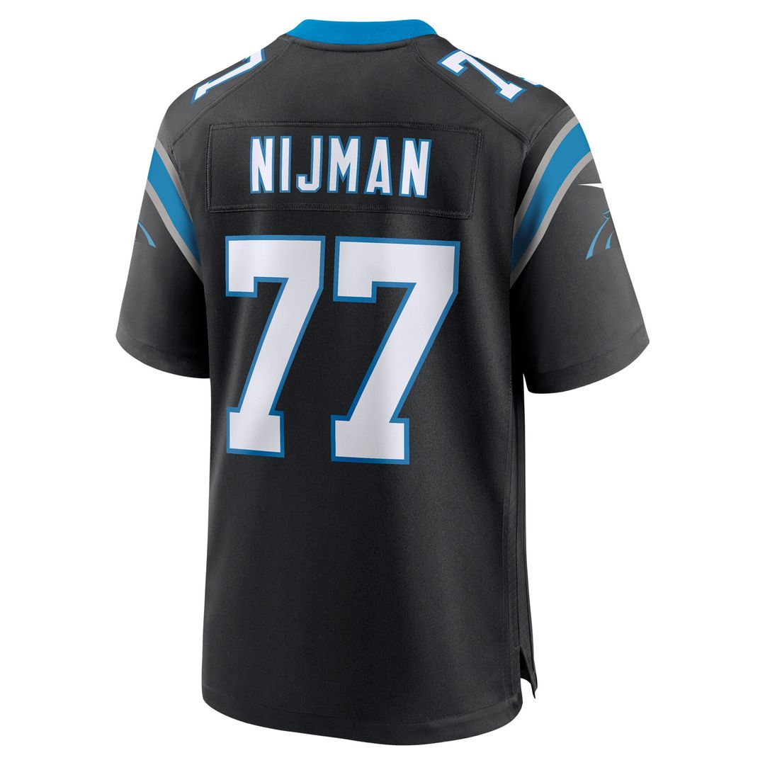 Yosh Nijman Carolina Panthers Nike  Game Official Jersey -  Black