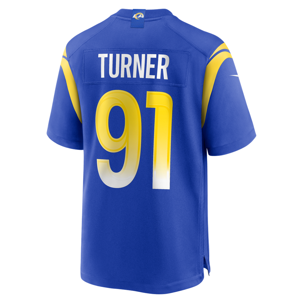 Kobie Turner Los Angeles Rams Nike Home Game Official Jersey - Royal