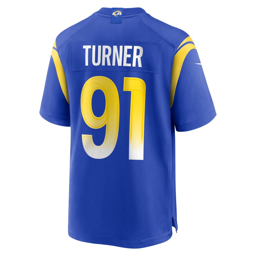 Kobie Turner Los Angeles Rams Nike Home Game Official Jersey - Royal