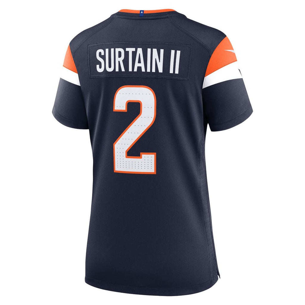 Patrick Surtain II Denver Broncos Nike Women's Alternate Game Official Jersey - Navy