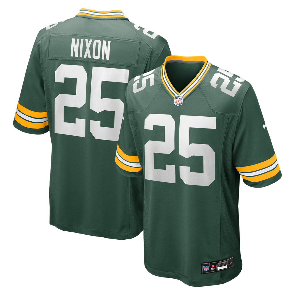 Keisean Nixon Green Bay Packers Nike Game Player Official Jersey - Green