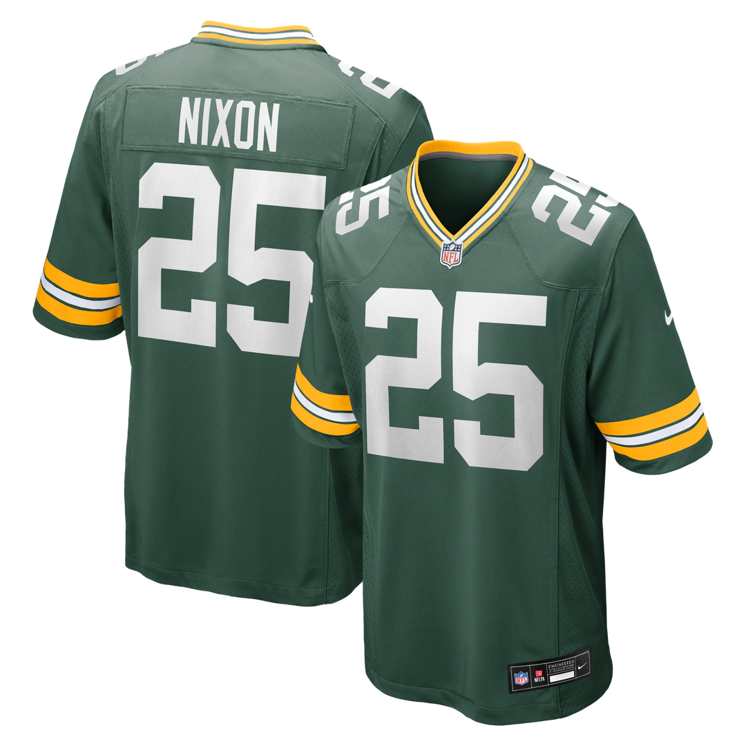 Keisean Nixon Green Bay Packers Nike Game Player Official Jersey - Green