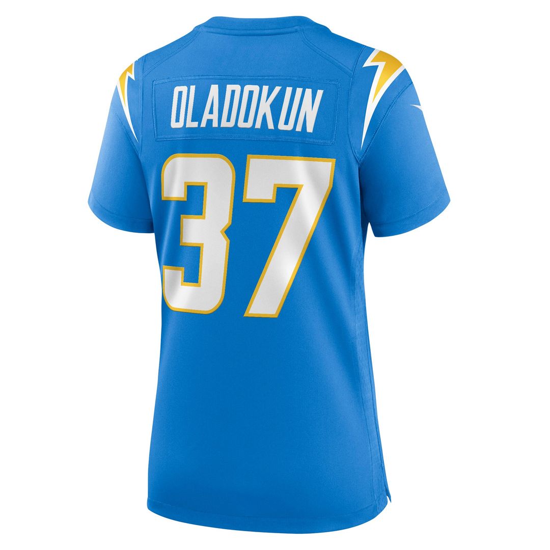 Jordan Oladokun Los Angeles Chargers Nike Women's Team Game Official Jersey -  Powder Blue