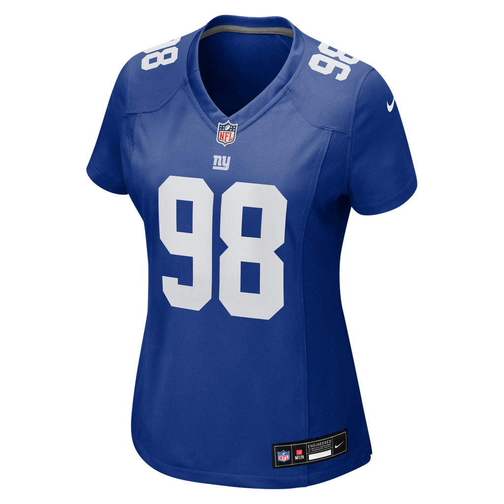 Leki Fotu New York Giants Nike Women's Team Game Official Jersey - Royal
