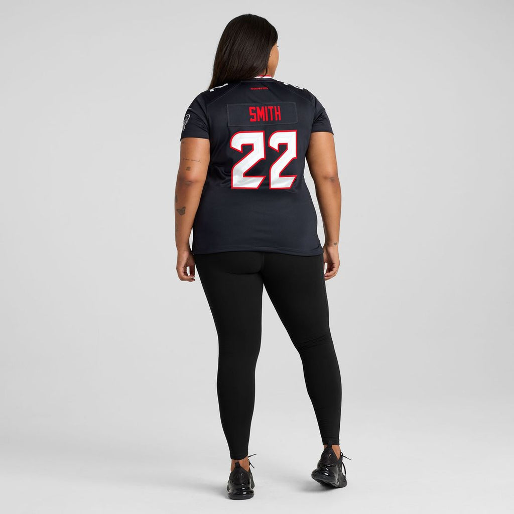 Jaylin Smith Houston Texans Nike Women's Team Game Official Jersey -  Navy