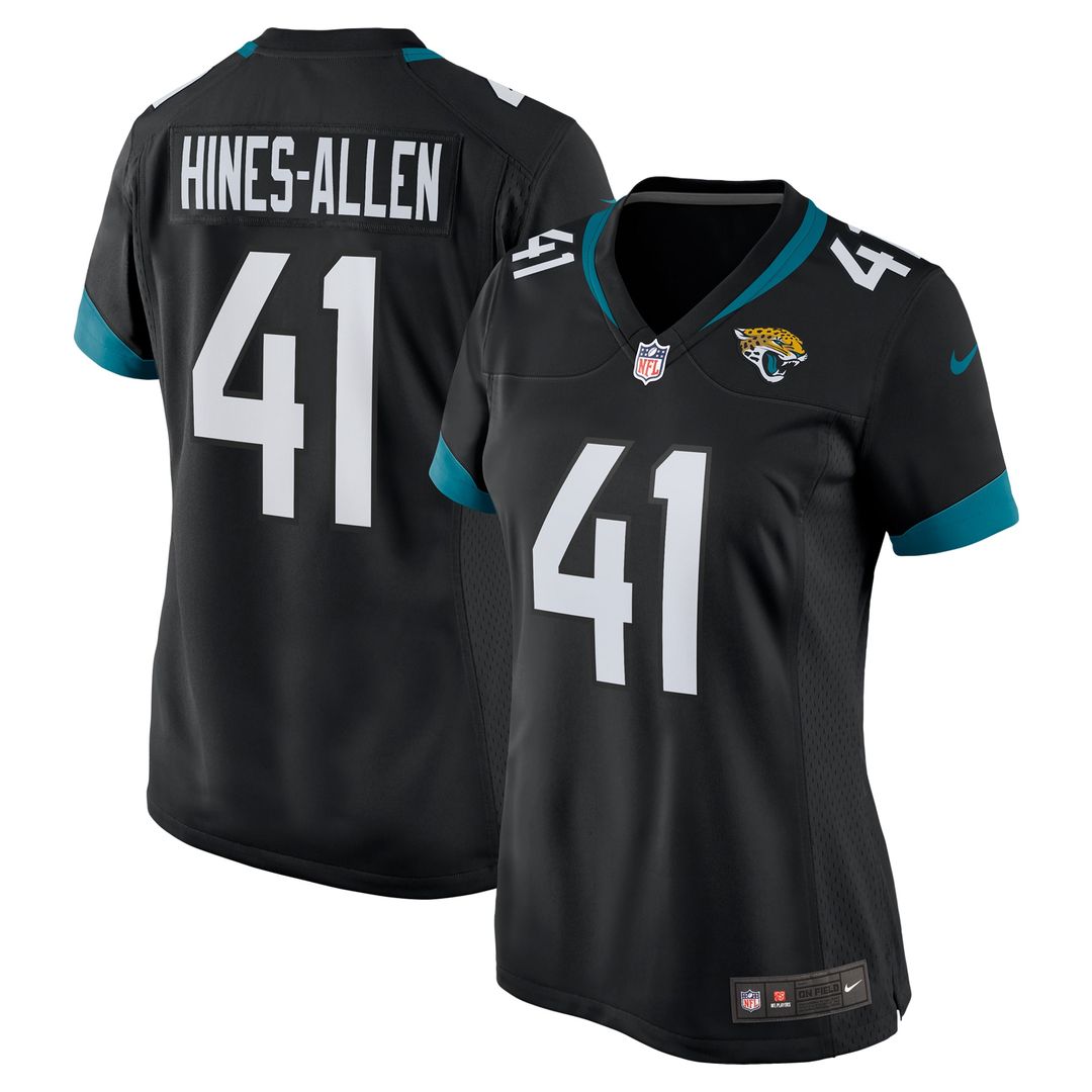 Josh Hines-Allen Jacksonville Jaguars Nike Women's Player Game Official Jersey - Teal