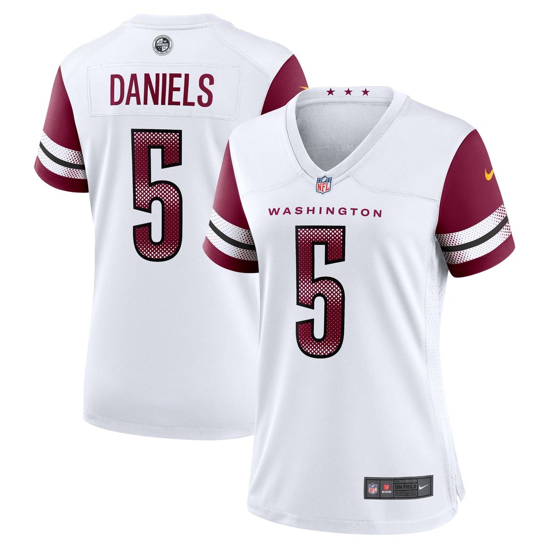 Jayden Daniels Washington Commanders Nike Women's  Player Game Official Jersey - Burgundy