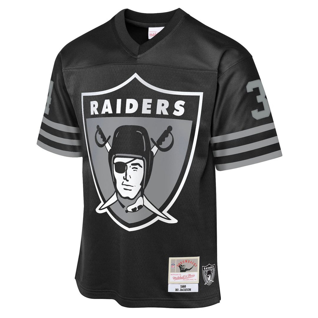 Bo Jackson Las Vegas Raiders Mitchell & Ness Youth 1988 Throwback Fashion Official Jersey - Black