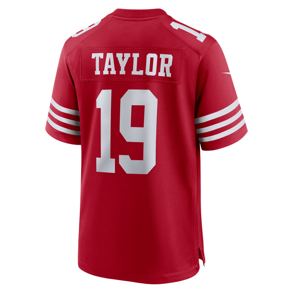 Trent Taylor San Francisco 49ers Nike Team Game Official Jersey -  Scarlet