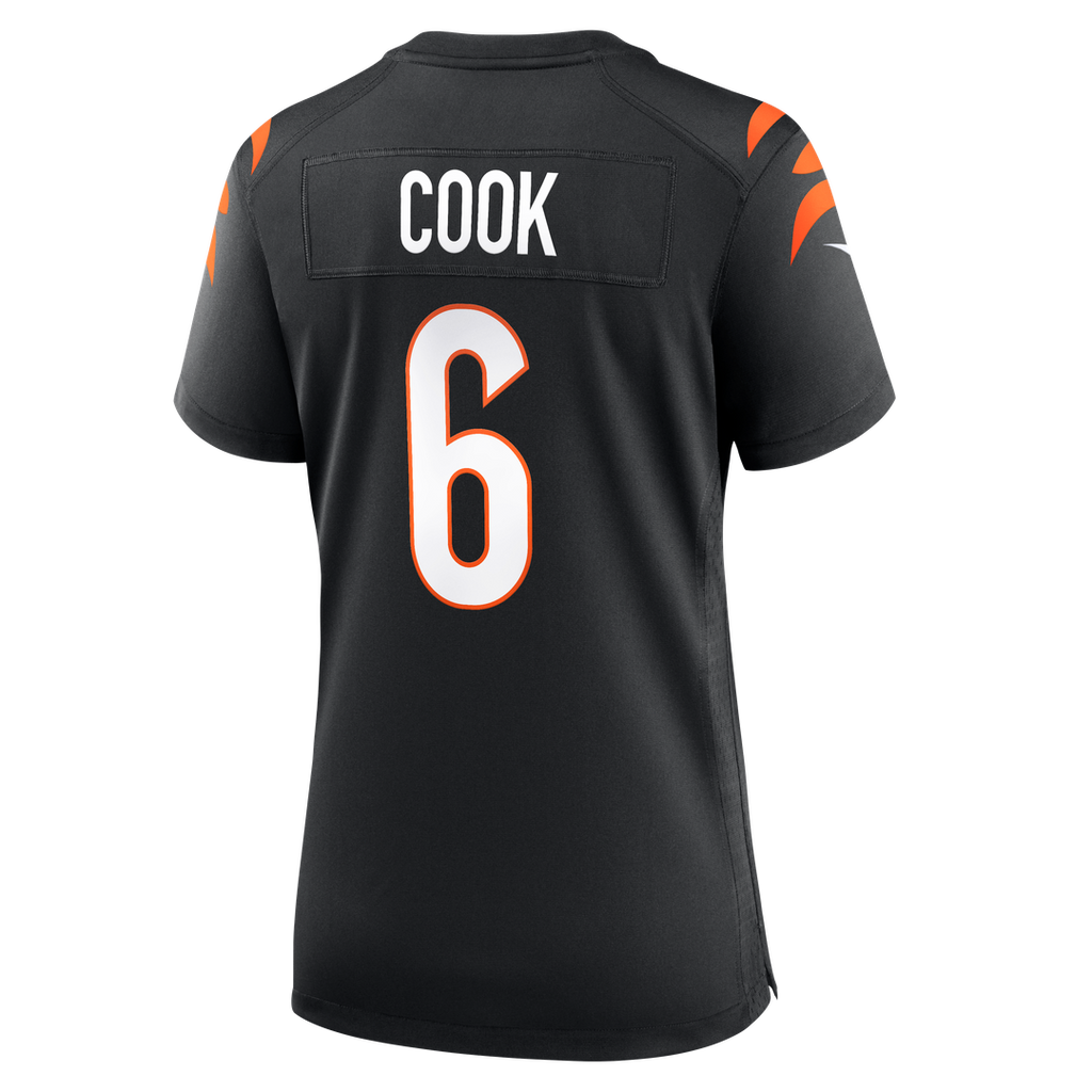 Bryan Cook Cincinnati Bengals Nike Women's Team Game Official Jersey -  Black