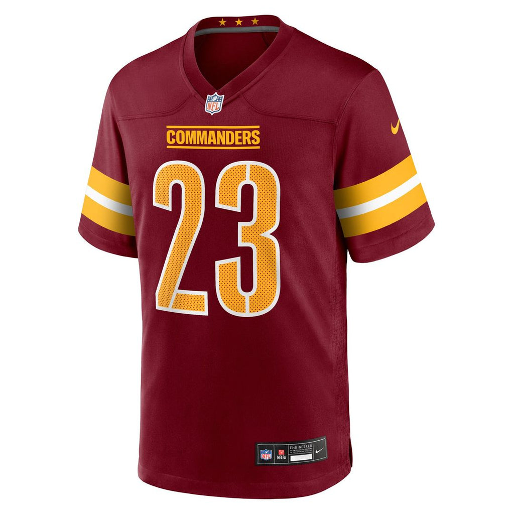 Trey Amos Washington Commanders Nike Team Game Jersey - Burgundy