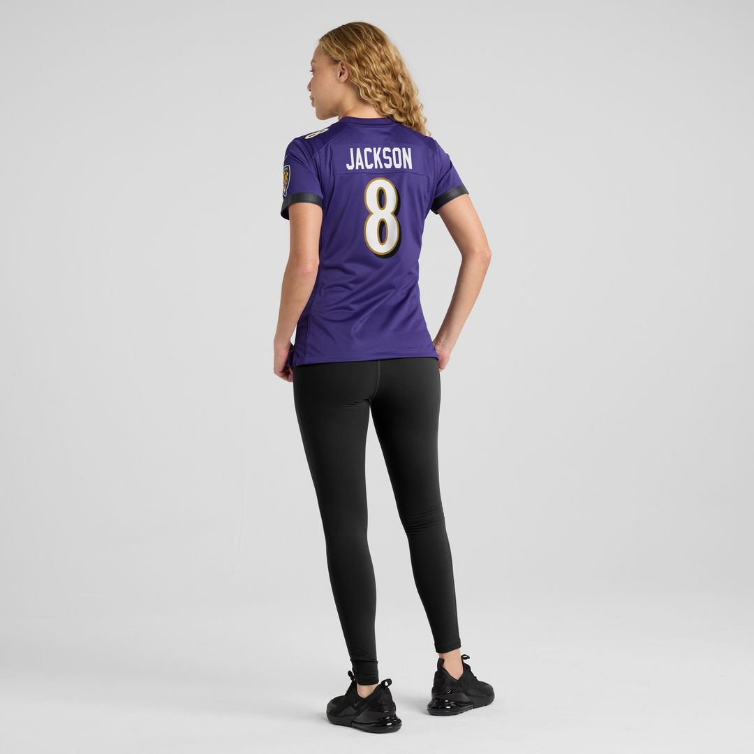Lamar Jackson Baltimore Ravens Nike Women's Game Jersey - Purple