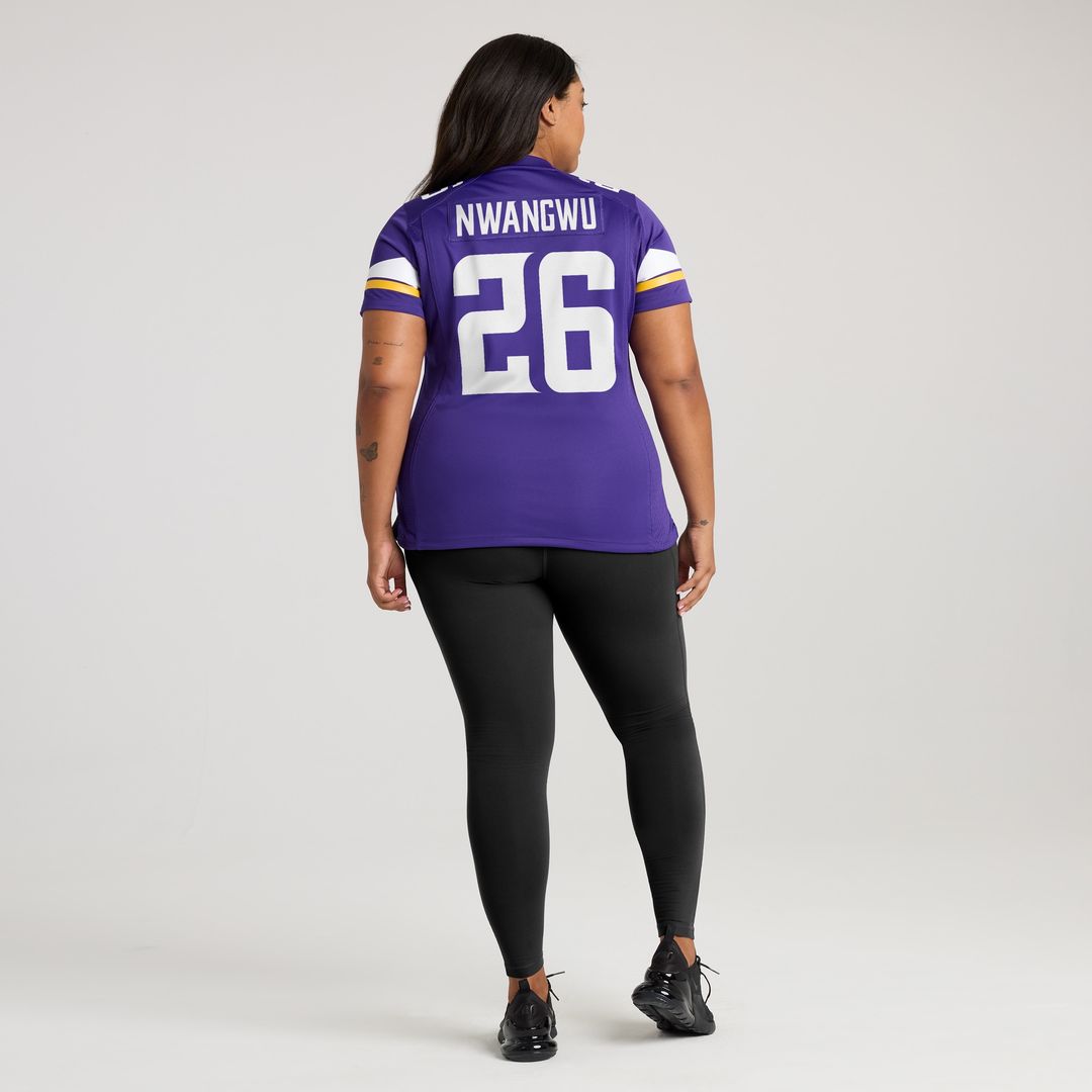 Kene Nwangwu Minnesota Vikings Nike Women's Game Official Jersey - Purple