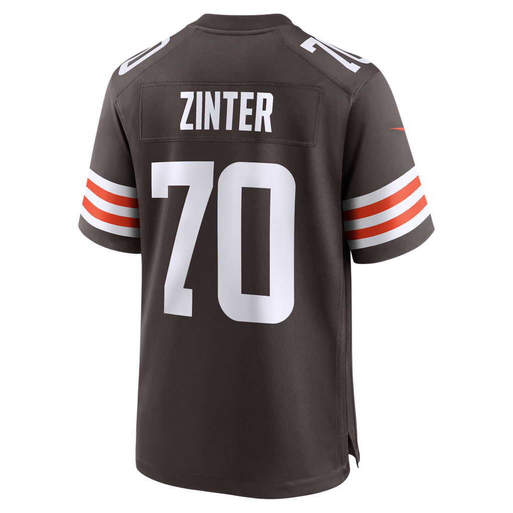 Zak Zinter Cleveland Browns Nike Team Game Jersey - Brown