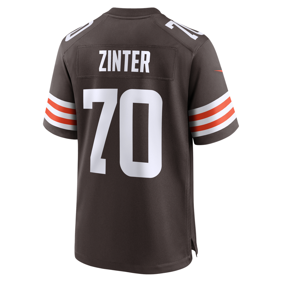 Zak Zinter Cleveland Browns Nike Team Game Jersey - Brown
