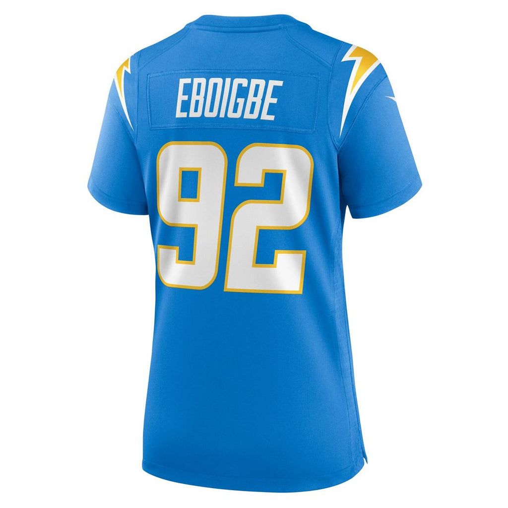 Justin Eboigbe Los Angeles Chargers Nike Women's Game Jersey - Powder Blue