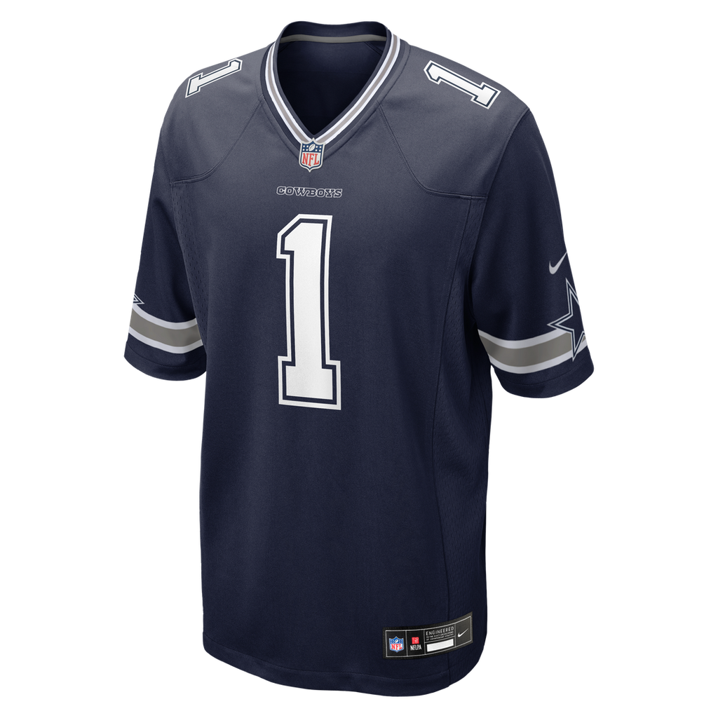 Number 1 Groom Dallas Cowboys Nike Game Official Jersey - Navy