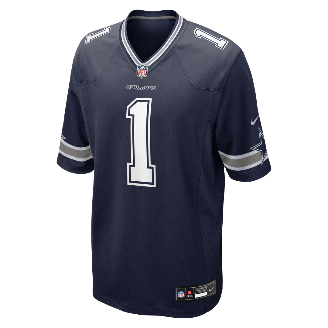 Number 1 Groom Dallas Cowboys Nike Game Official Jersey - Navy