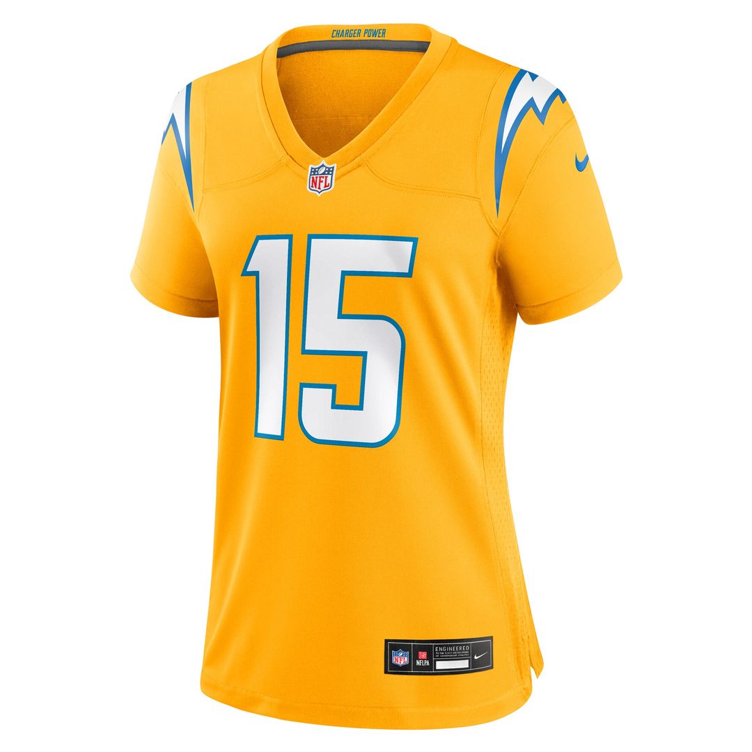 Ladd McConkey Los Angeles Chargers Nike Women's Alternate Super Chargers Game Official Jersey - Navy