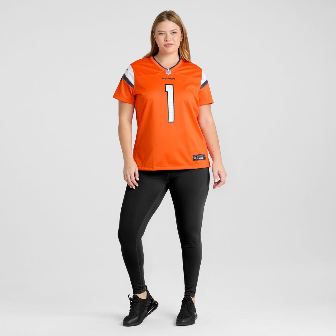 Denver Broncos Nike Women's #1 Mom Game Official Jersey - Orange