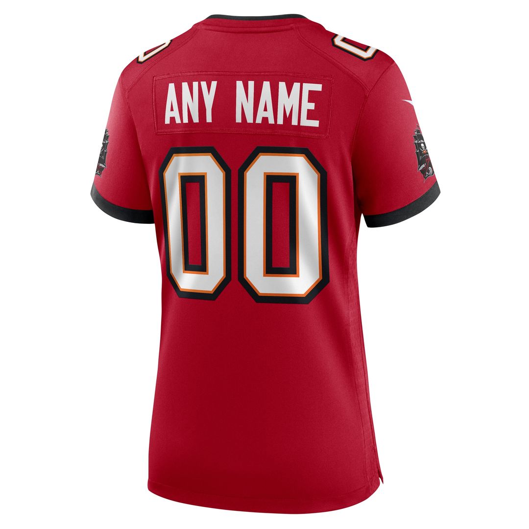Nike Tampa Bay Buccaneers Women's Custom Game Official Jersey - Red