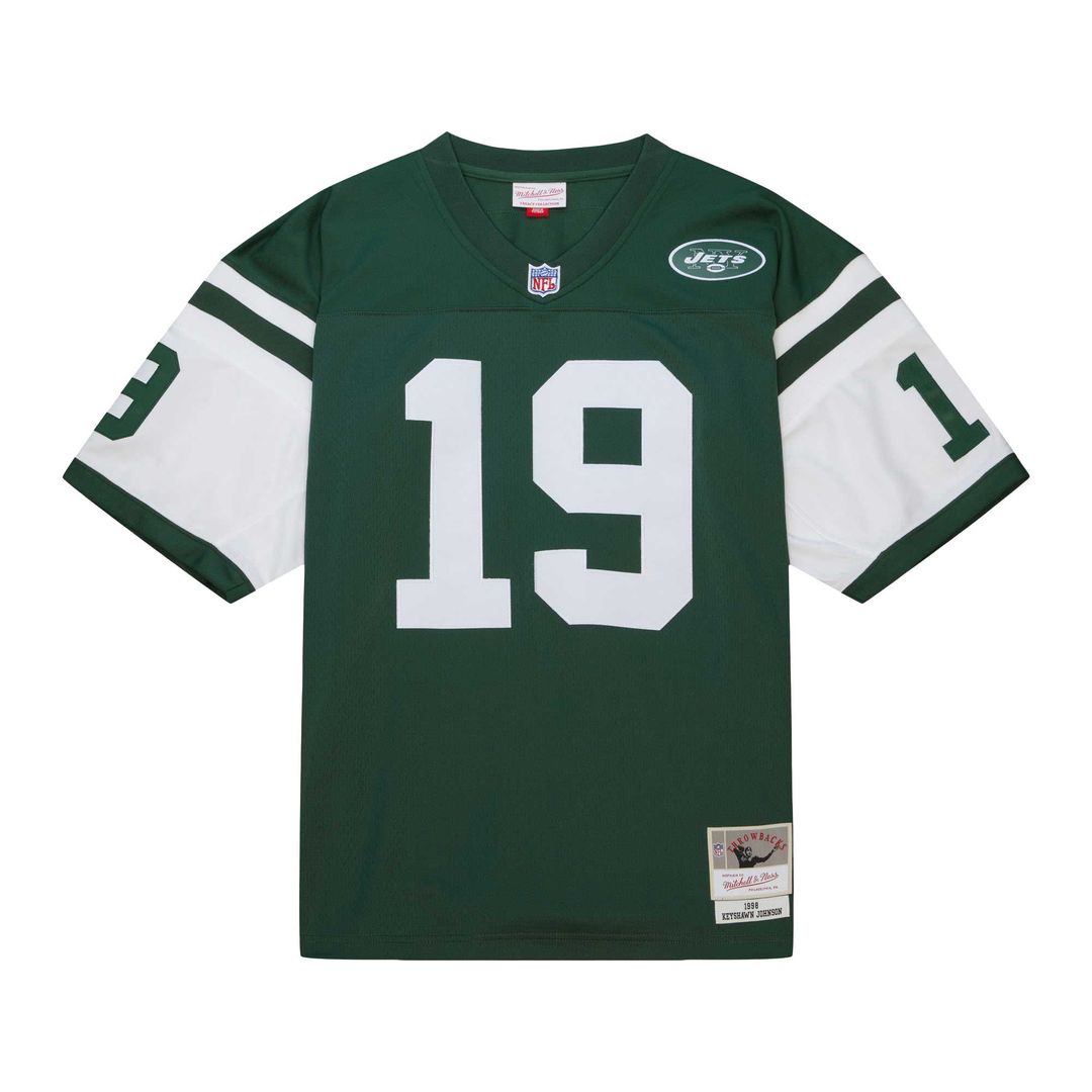Keyshawn Johnson New York Jets Mitchell & Ness Legacy Replica Official Jersey - Kelly Green