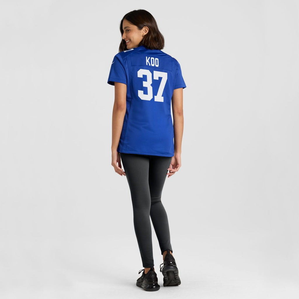 Younghoe Koo New York Giants Nike Women's Team Game Jersey - Royal