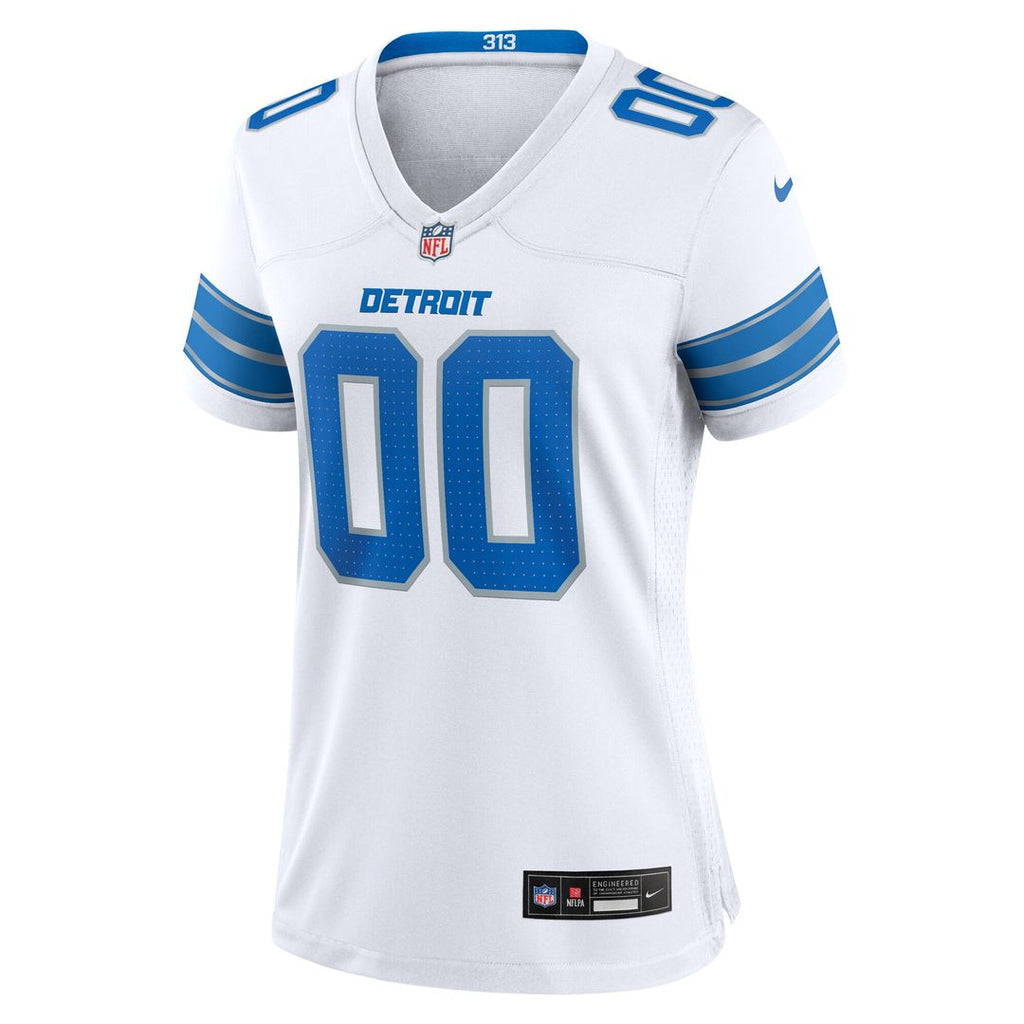 Detroit Lions Nike Women's Alternate Custom Game Official Jersey - Blue