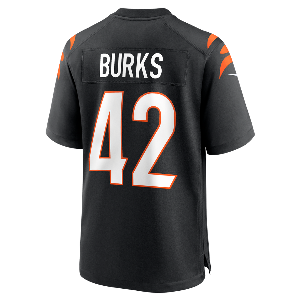 Oren Burks Cincinnati Bengals Nike Team Game Jersey - Black