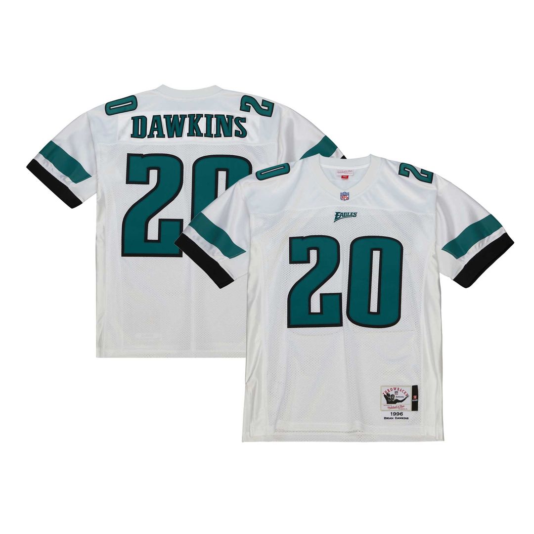 Brian Dawkins Philadelphia Eagles 1996 Mitchell & Ness Authentic Throwback Retired Player Official Jersey - White