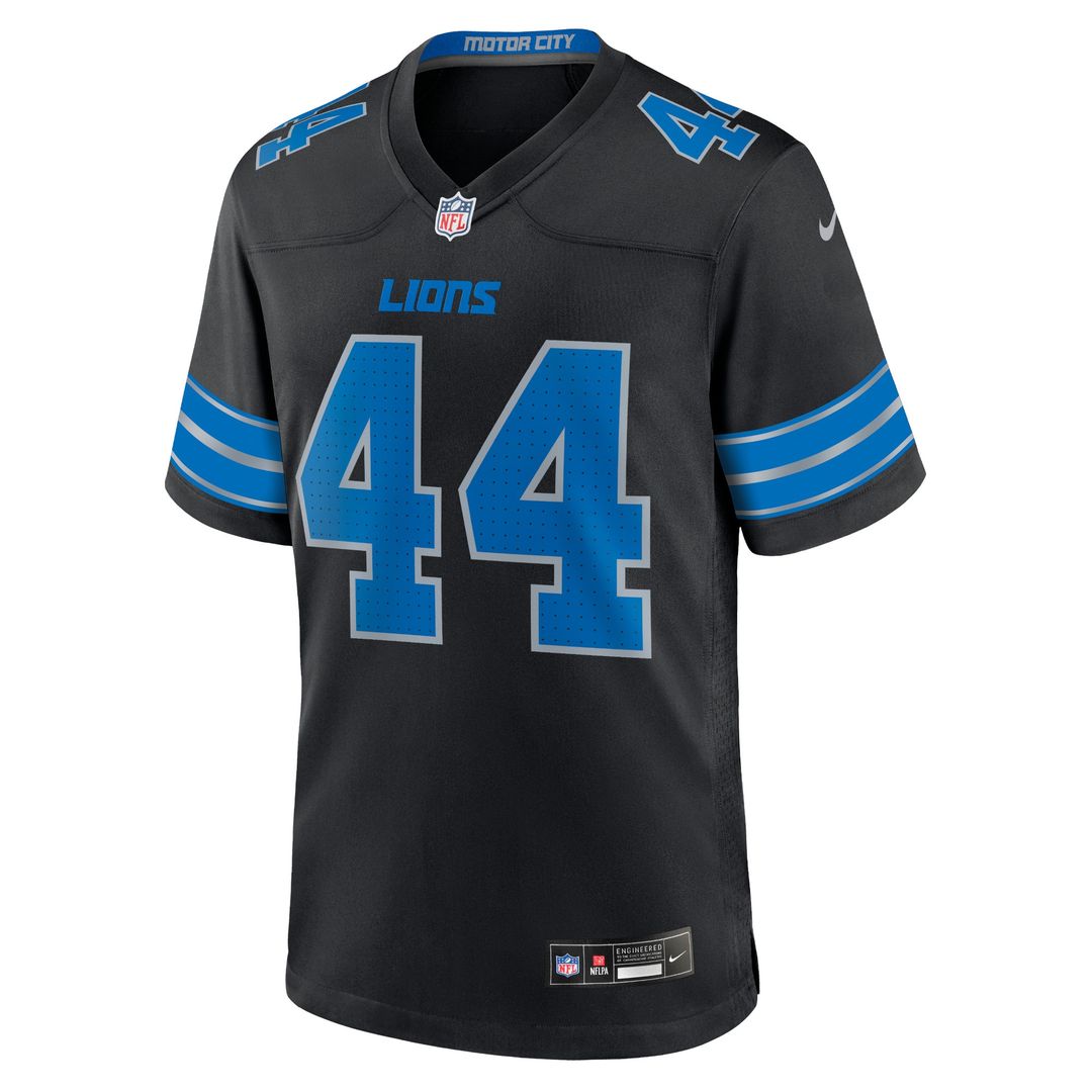 Malcolm Rodriguez Detroit Lions Nike 2nd Alternate Game Official Jersey - Black