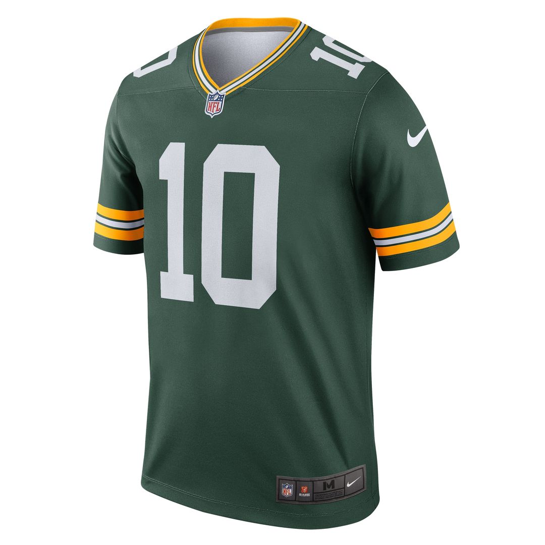 Jordan Love Green Bay Packers Nike Legend Player Performance Top - Green