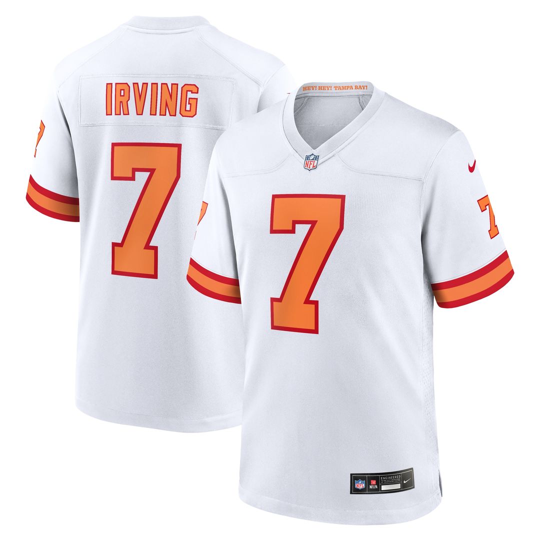 Bucky Irving '76 Tampa Bay Buccaneers Nike  Game Official Jersey - White