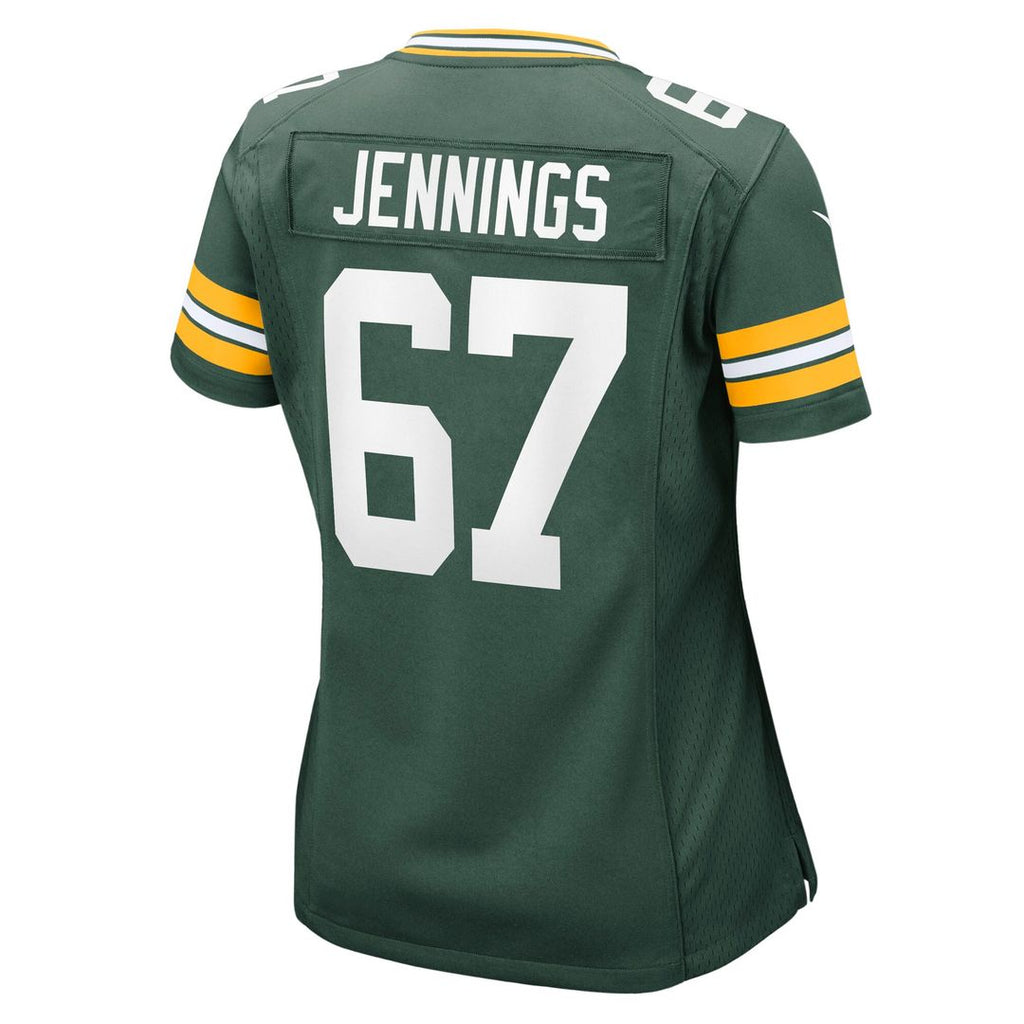 Donovan Jennings Green Bay Packers Nike Women's Team Game Official Jersey -  Green