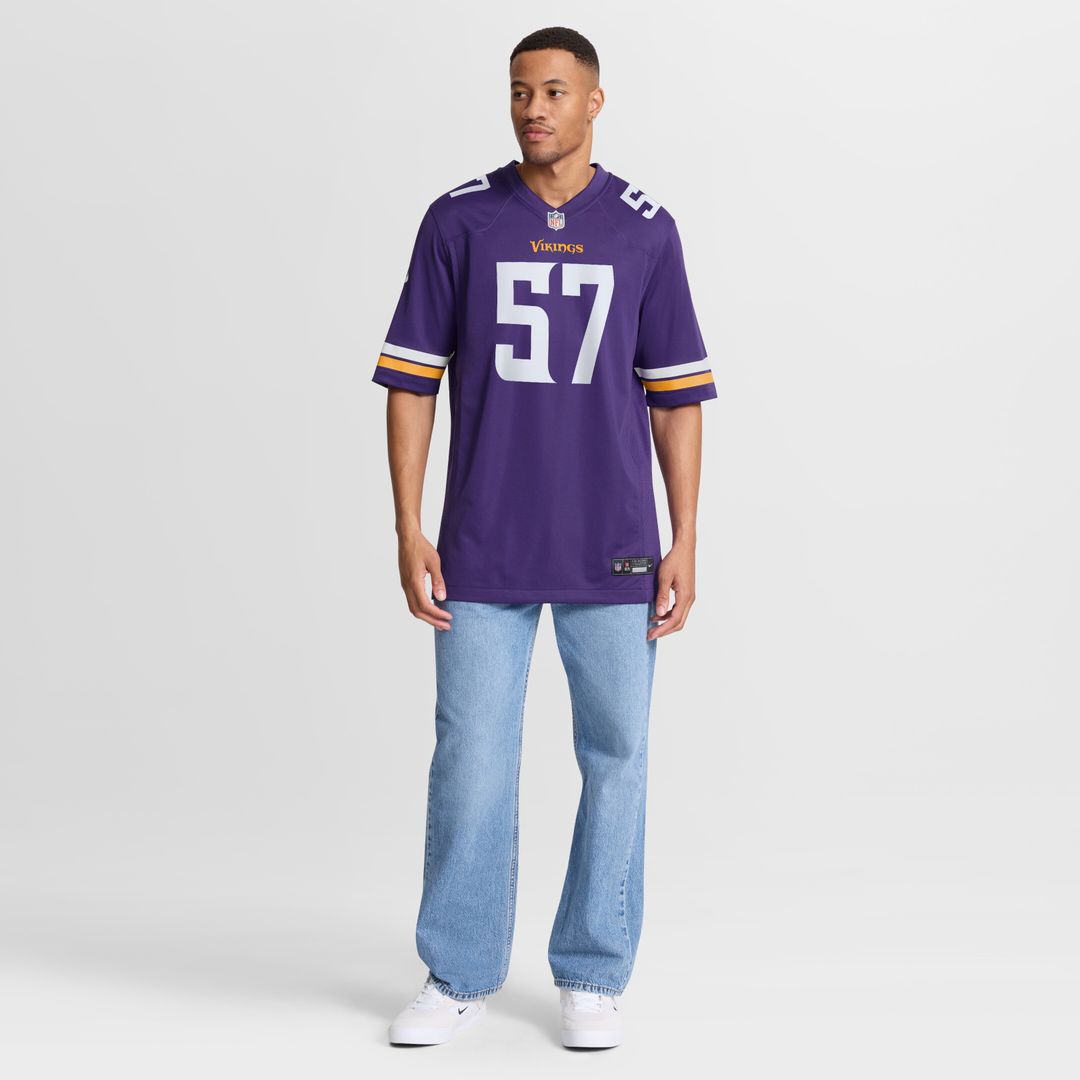 Chaz Chambliss Minnesota Vikings Nike Team Game Jersey - Purple